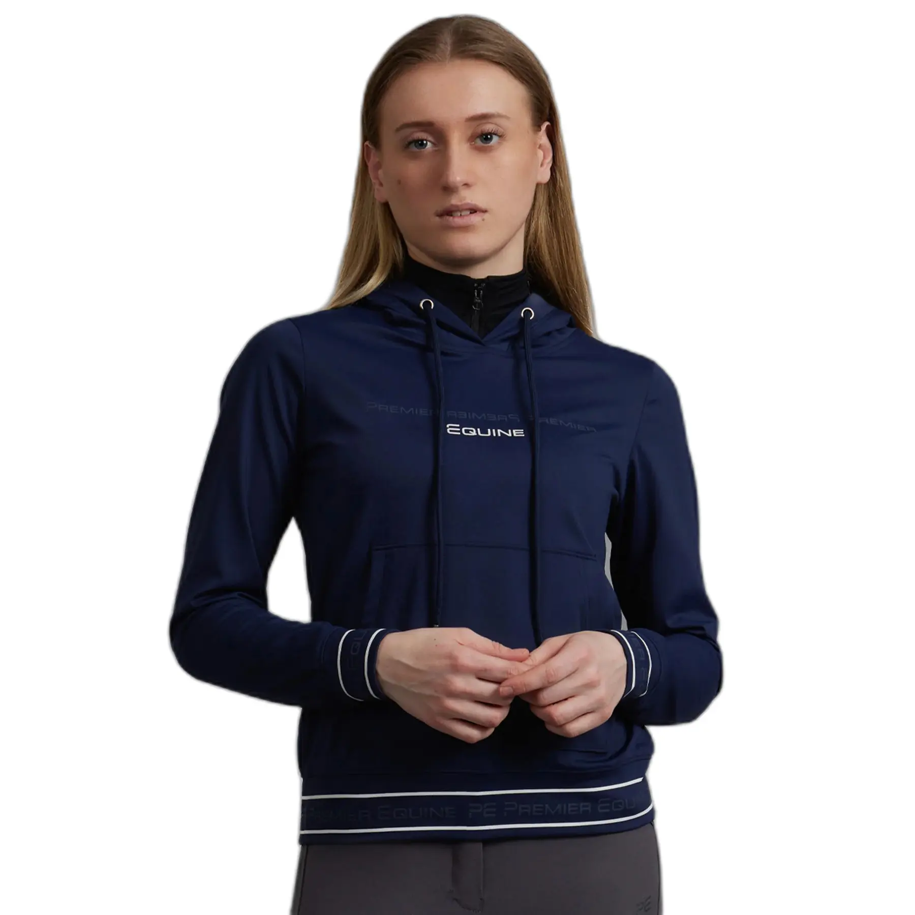 Comparer les prix de Sweatshirt équitation à capuche technique femme Premier Equine Cadenza