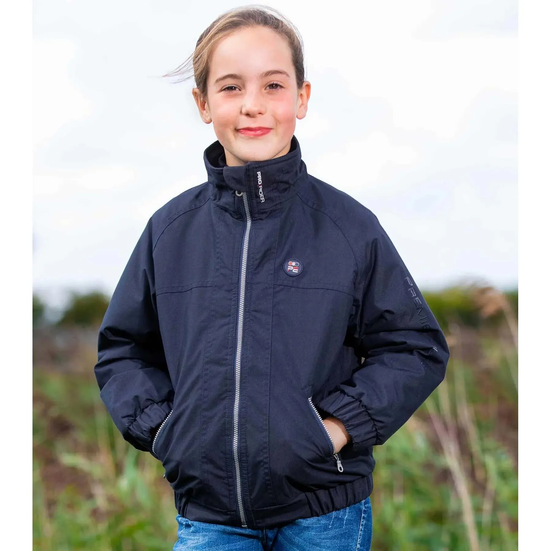 Wasserdichte Reitjacke Kind Premier Equine Pro Rider