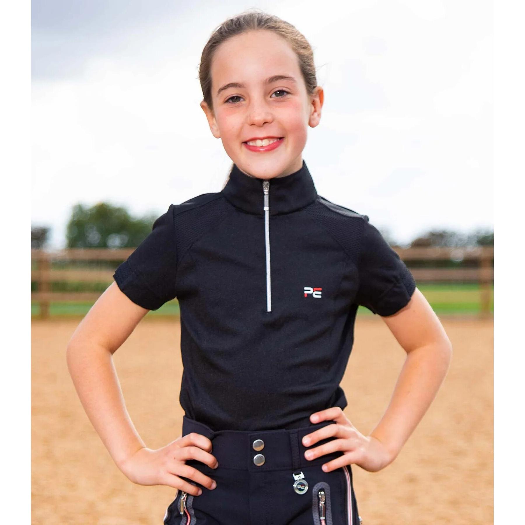 Maillot+technique+equitation+fille+Premier+Equine+Mini+Remisa