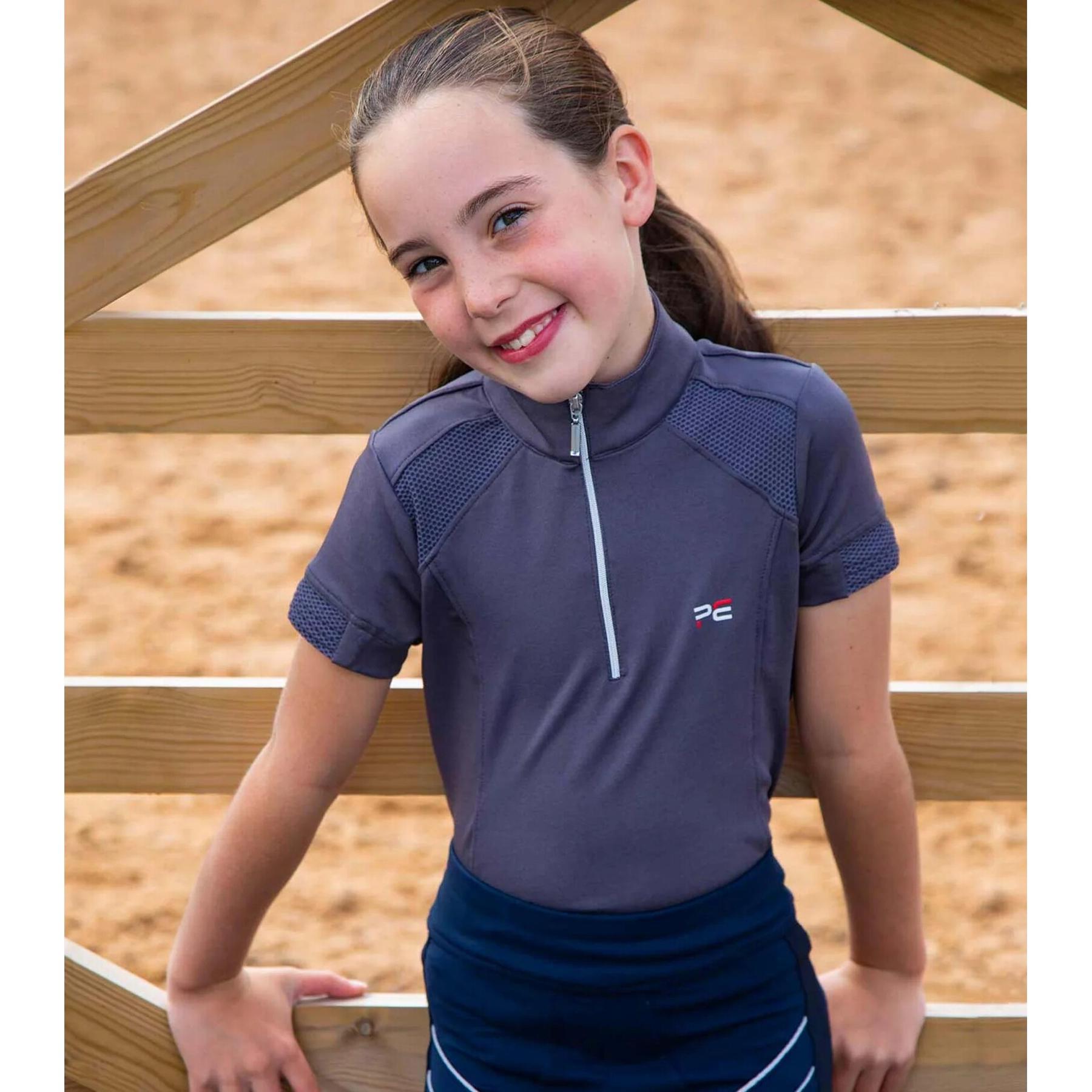 Maillot+technique+equitation+fille+Premier+Equine+Mini+Remisa