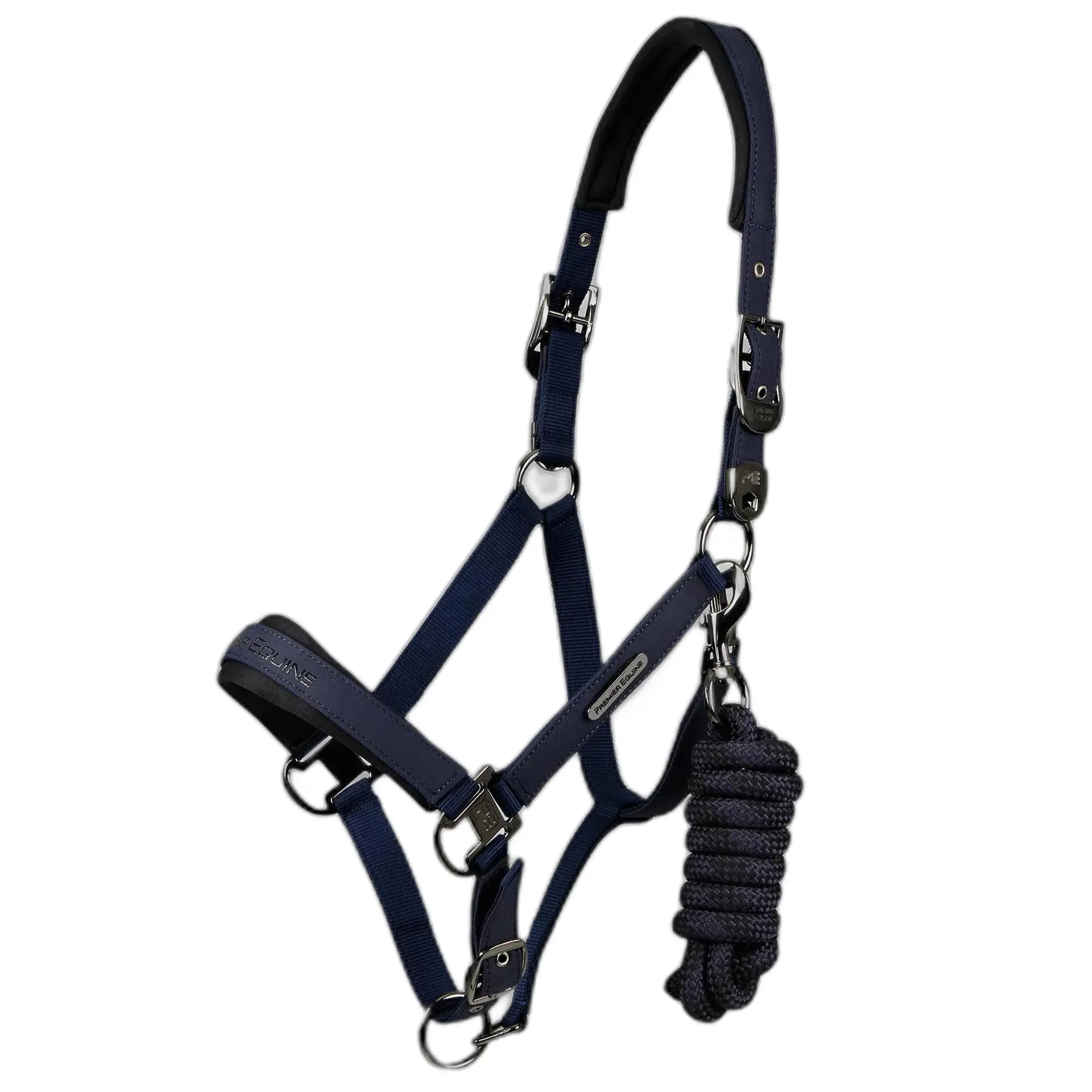Premier Equine Bleu Nylon Halter For Horse Duco
