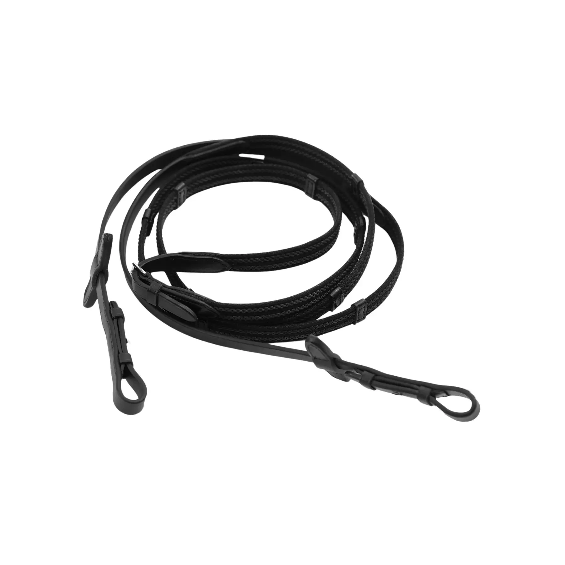 Premier Equine Noir Horse Reins Domenico