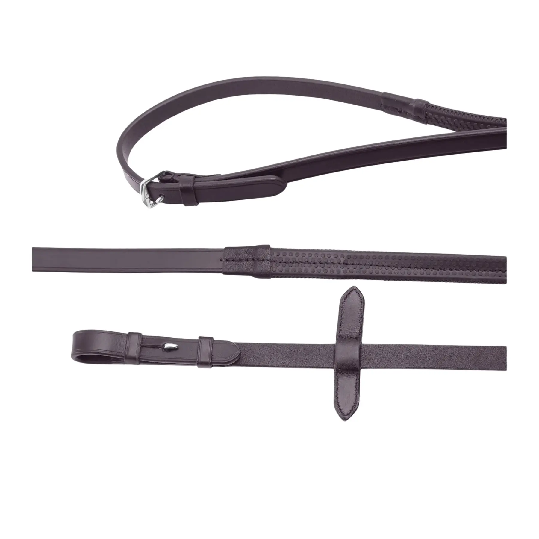 Comparer les prix de Rênes pour cheval caoutchouc Premier Equine Diego 54"