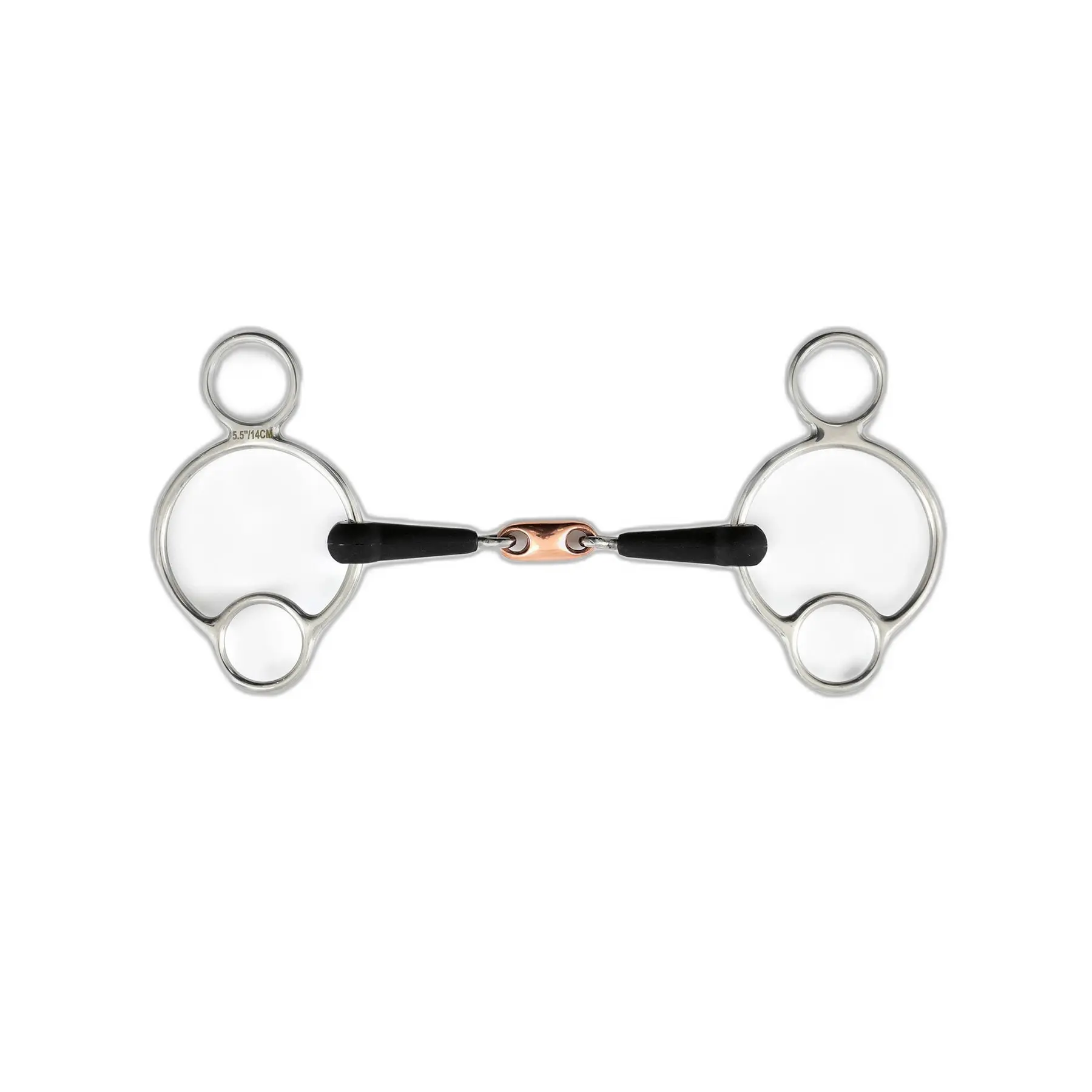 Comparer les prix de Mors pessoa pour cheval en caoutchouc avec pastille en cuivre Premier Equine Universal