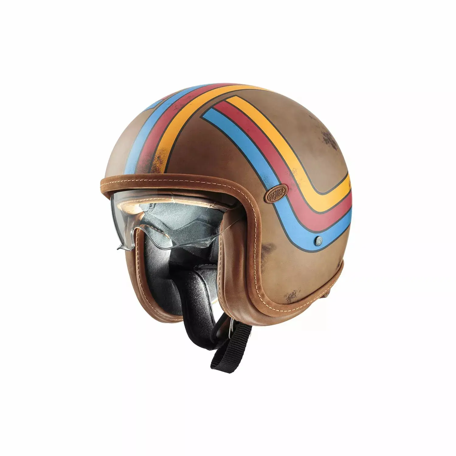 Jet-Motorradhelm Premier Vtg Plat Boexbm