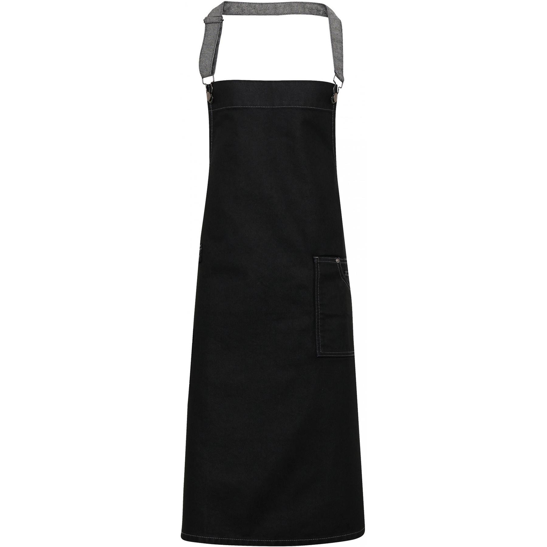 5056578001098 - Schürze in Wachsoptik mit Latz District