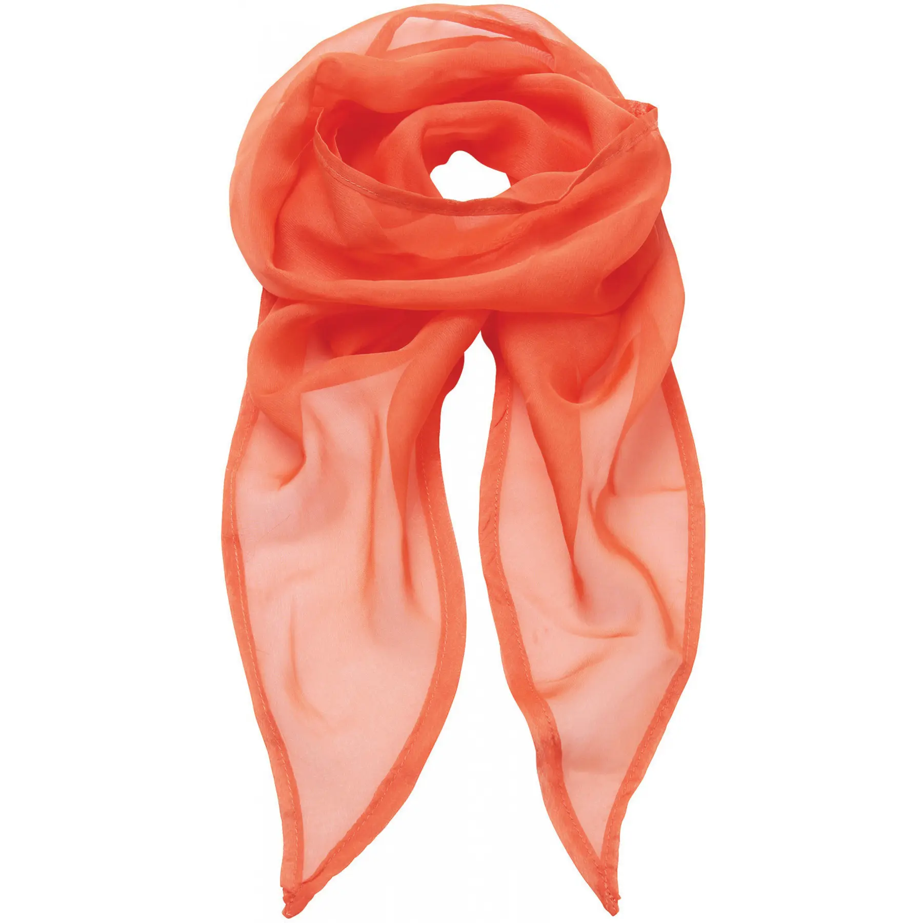 Premier Women's Orange Muslin Foulard