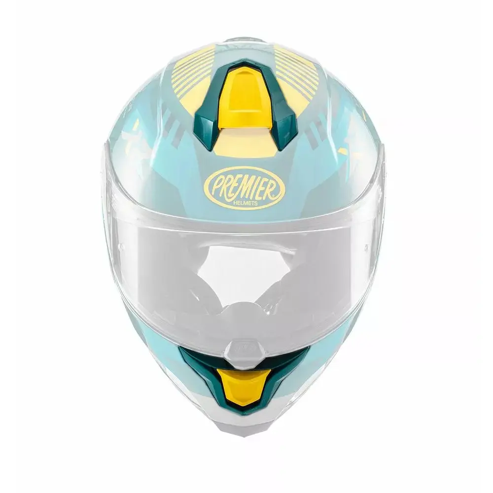 Belüftung von Motorradhelmen Premier Hyper XR21