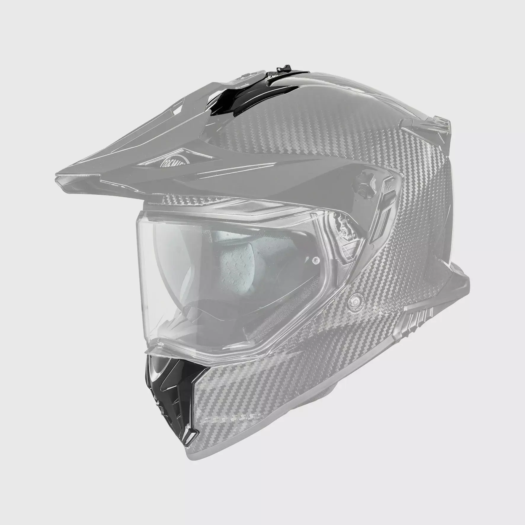 Belüftung von Motorradhelmen Premier Disc Carbon