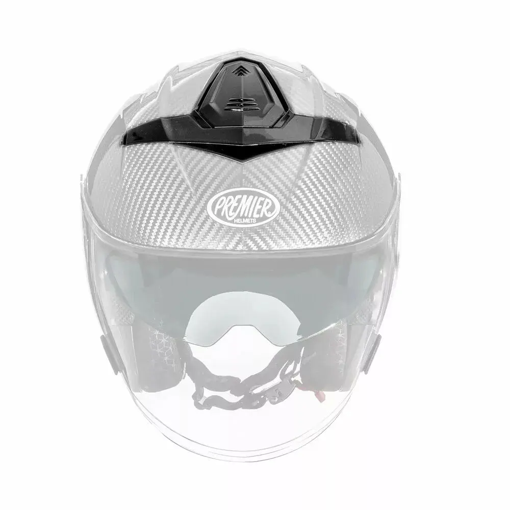 Belüftung von Motorradhelmen Premier JT5 Carbon
