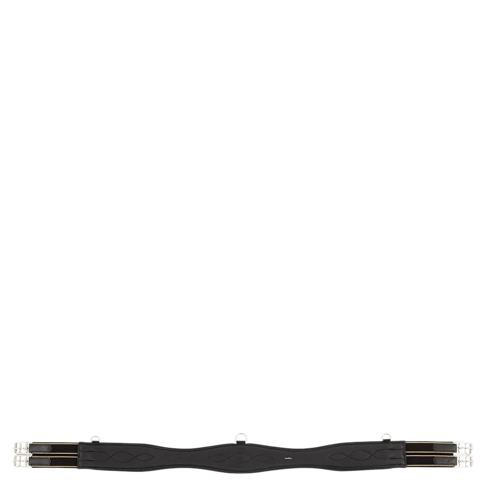 Premiere Noir Anatomical Leather Horse Girth Quimper