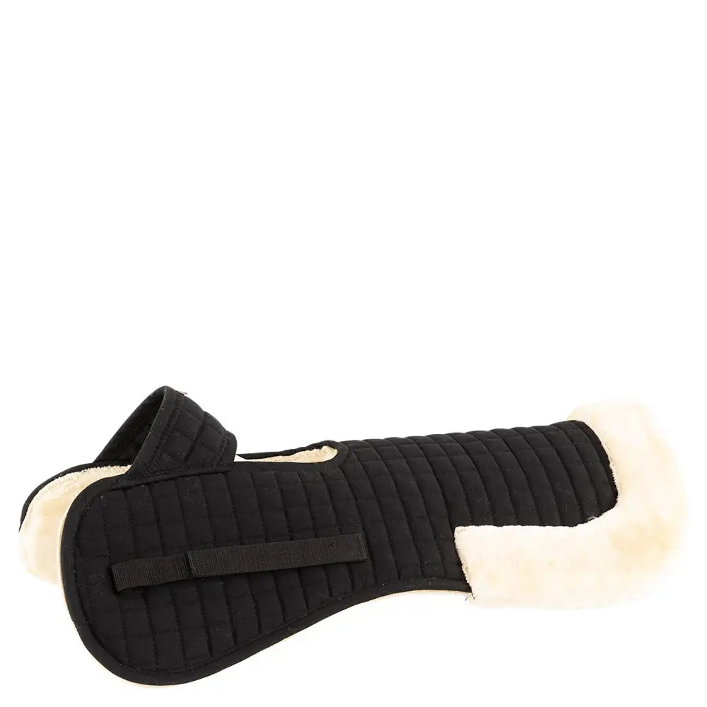 Premiere Noir Saddle Pad Fur And Notch