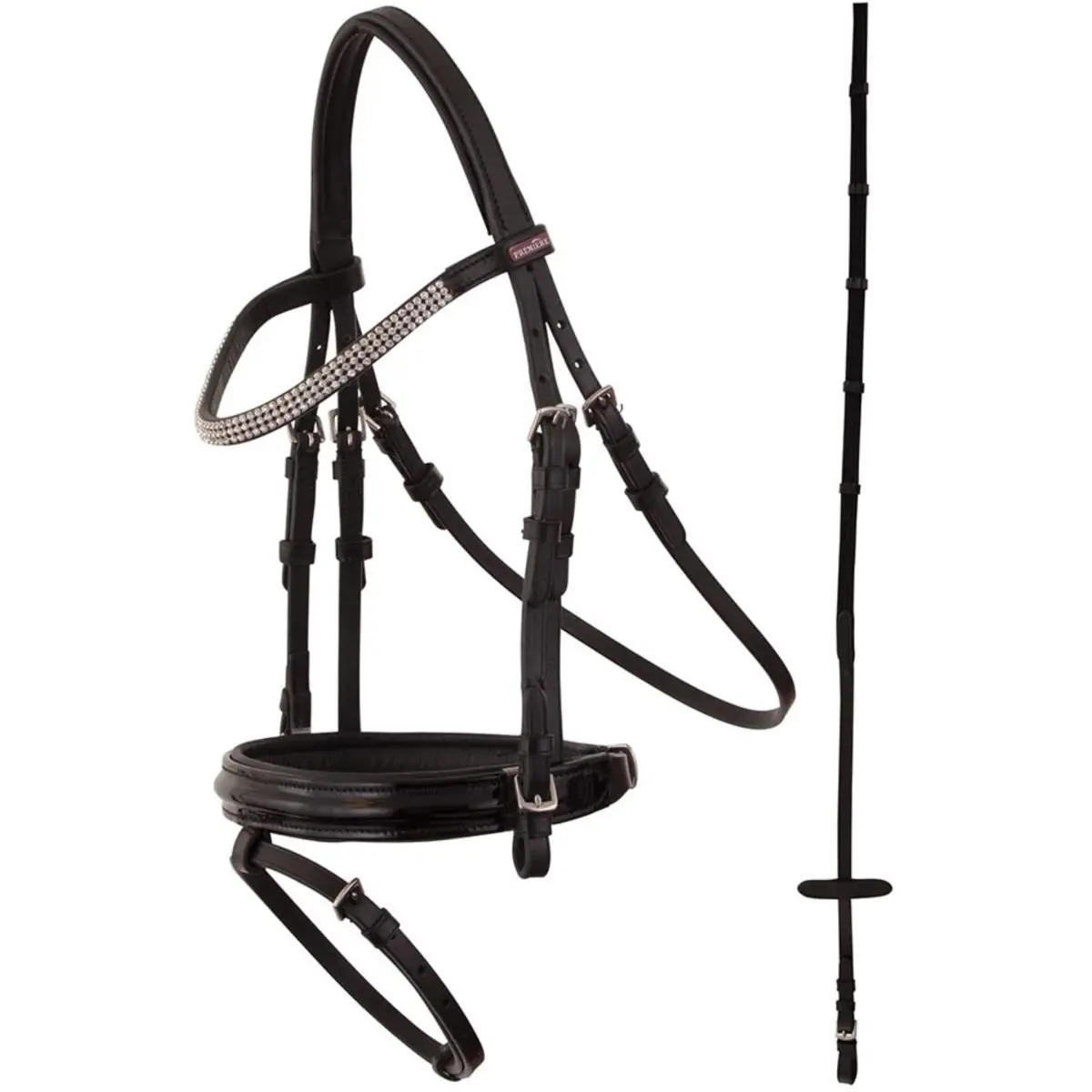 Premiere Noir Anatomical Riding Bridles Ajaccio