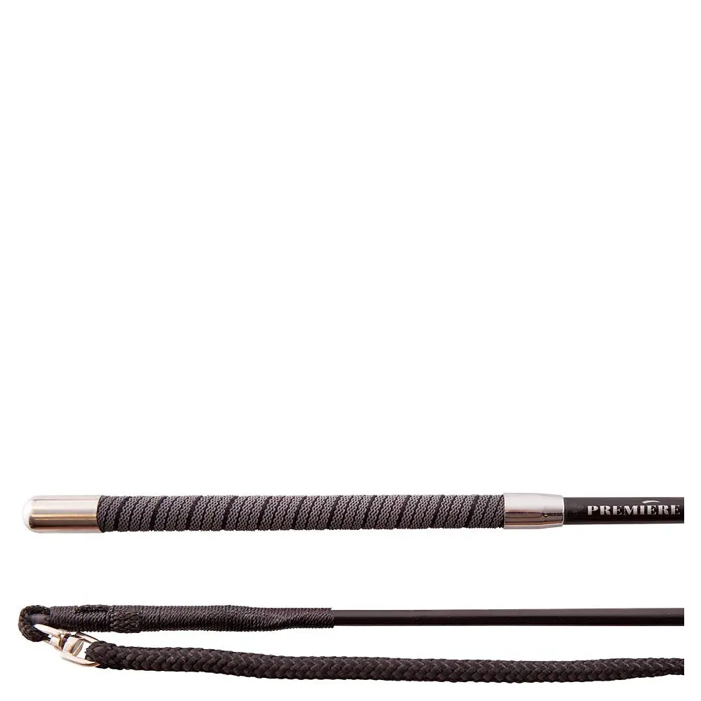 Comparer les prix de Chambrière équitation avec poignée antidérapante + meche nylon Premiere Deimos