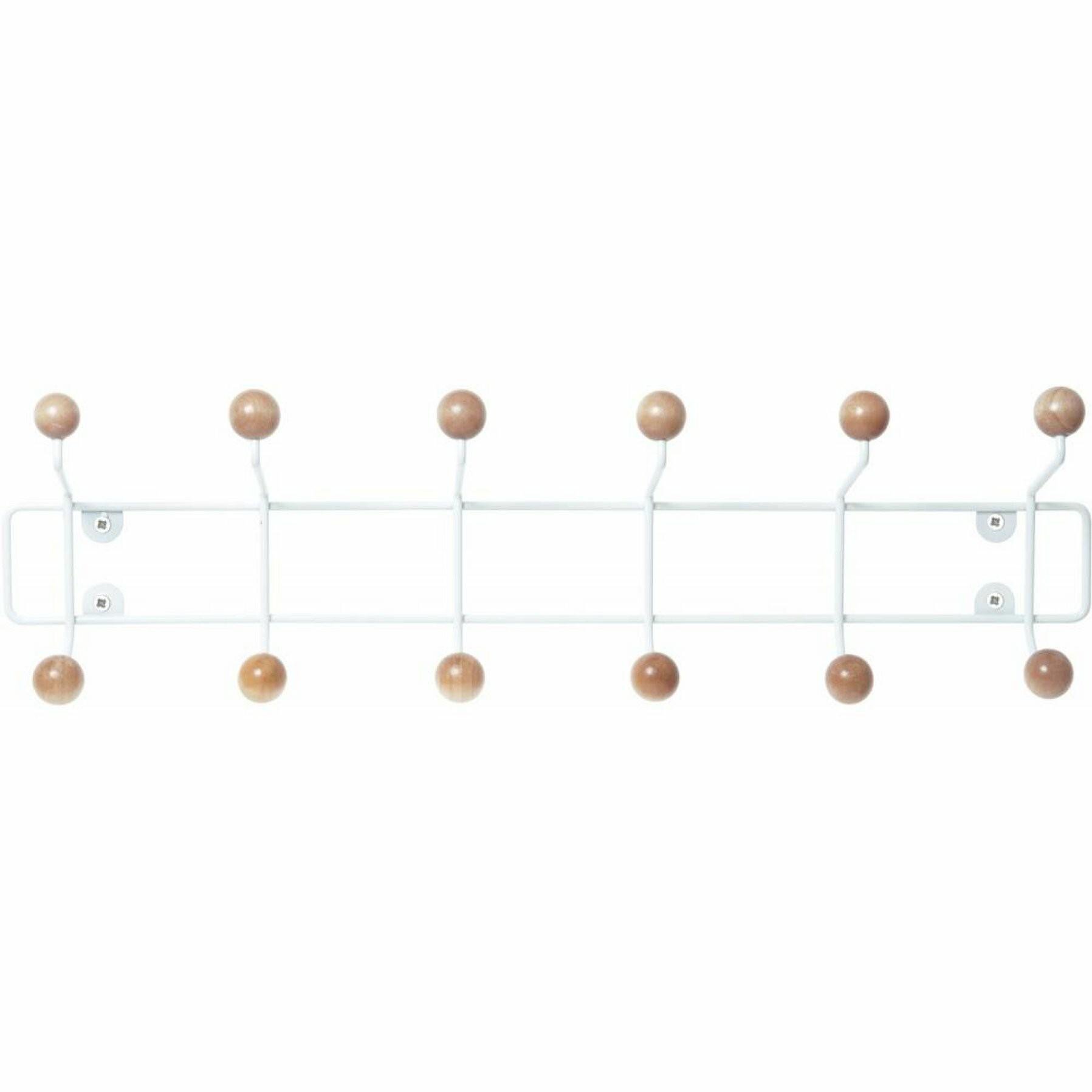 8714302571855 - Pt Living - Garderobe mit 12 Haken aus Holz Saturnus