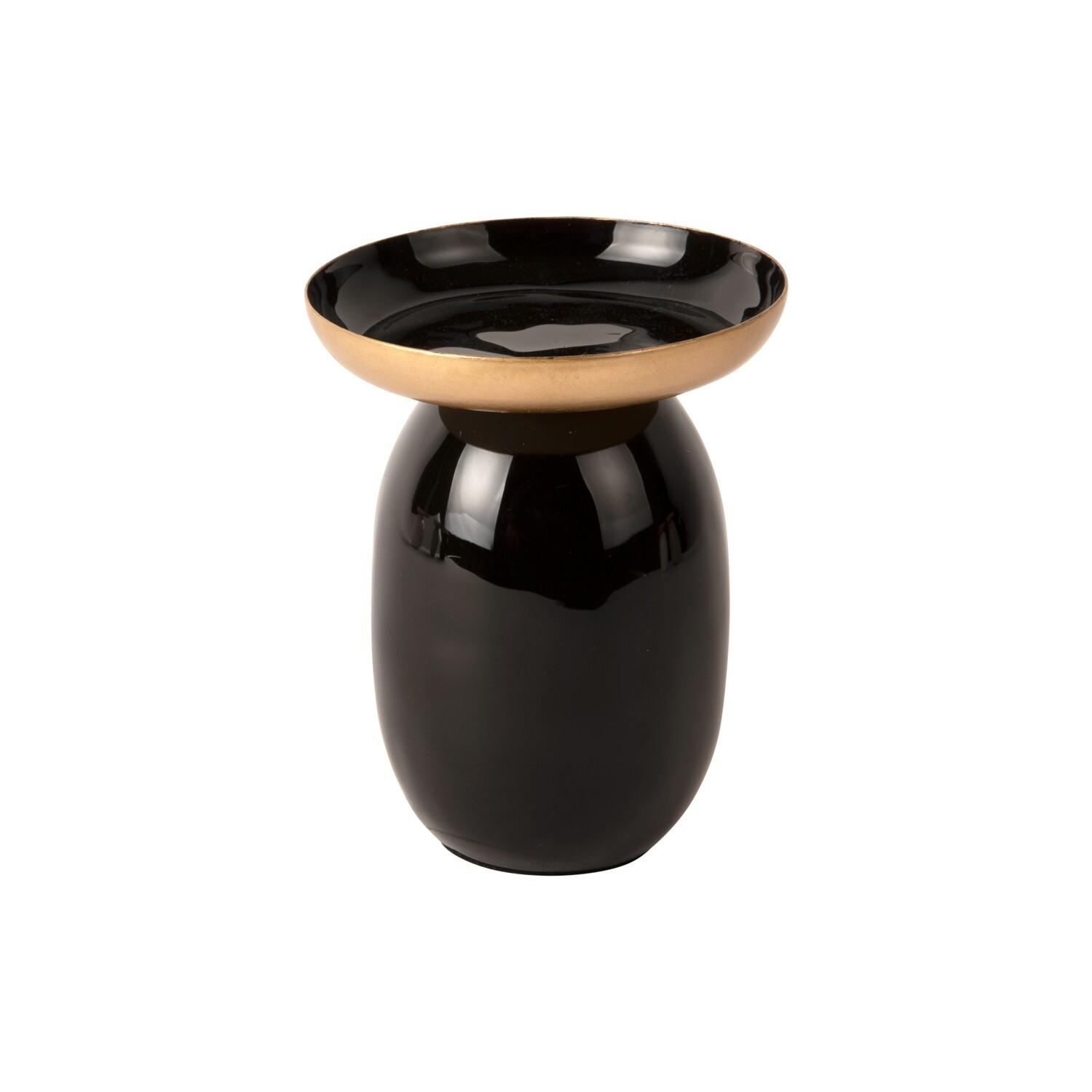 8714302723230 - Kerzenhalter mit Säule aus emailliertem Eisen Mila Large