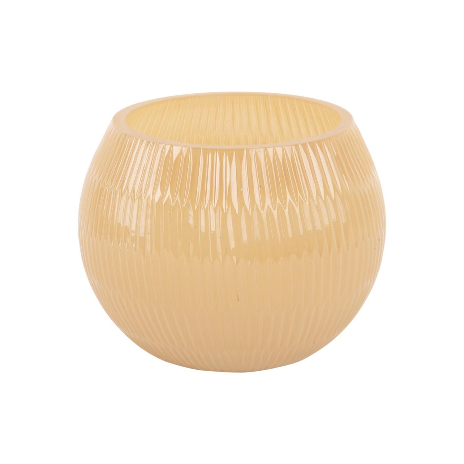 8714302732607 - Vase groß geripptes Glas Chique