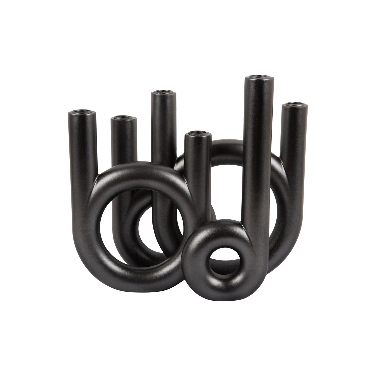 8714302752155 - Kerzenhalter aus Glas Rings Large