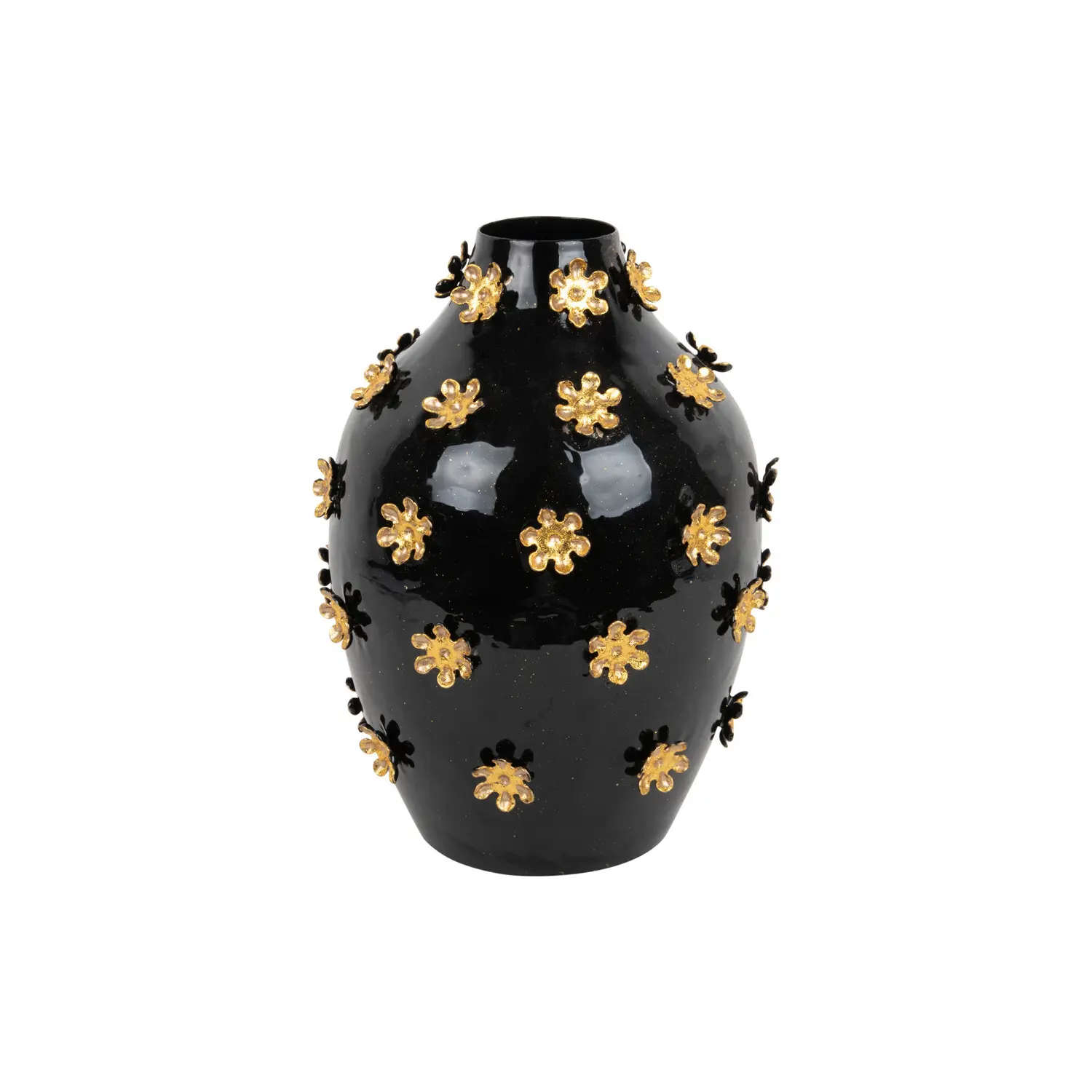 8714302748639 - Vase Golden Flowers