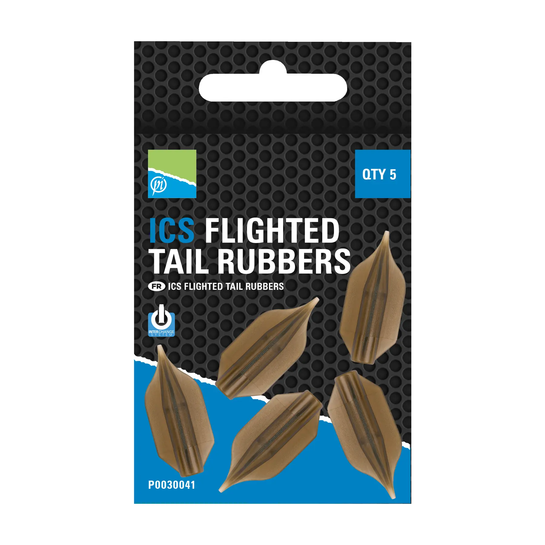 Rubber Cage Feeder Preston Ics Flighted Tail (x5)