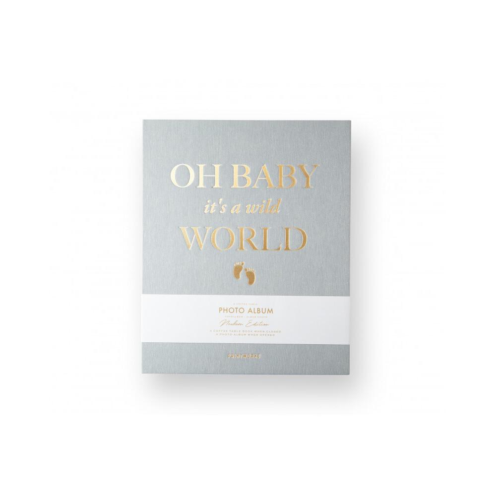 7350108171021 - Fotoalbum - Baby its a wild world (minzgrün)