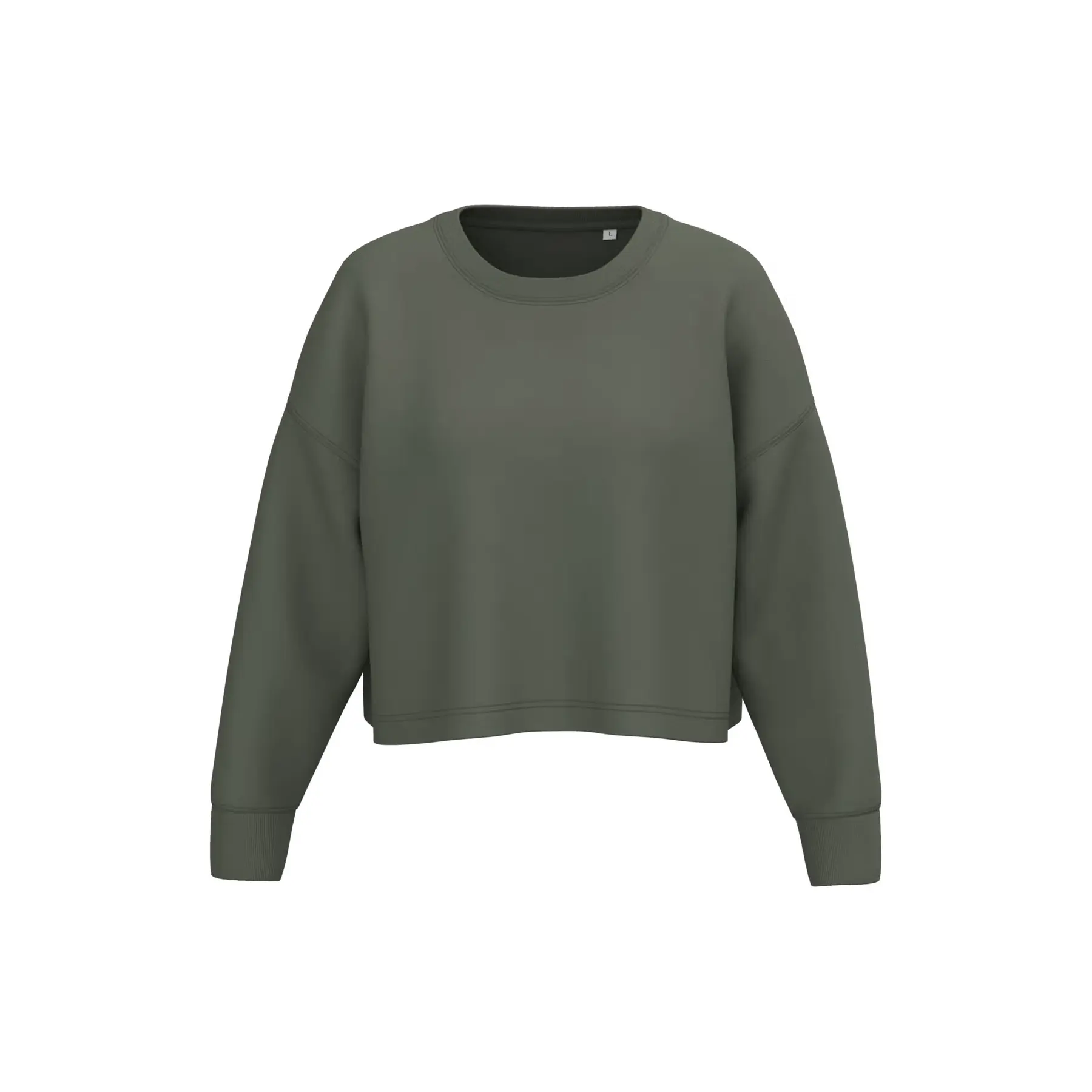 Damen Cropped Rundhals-Sweatshirt Proact