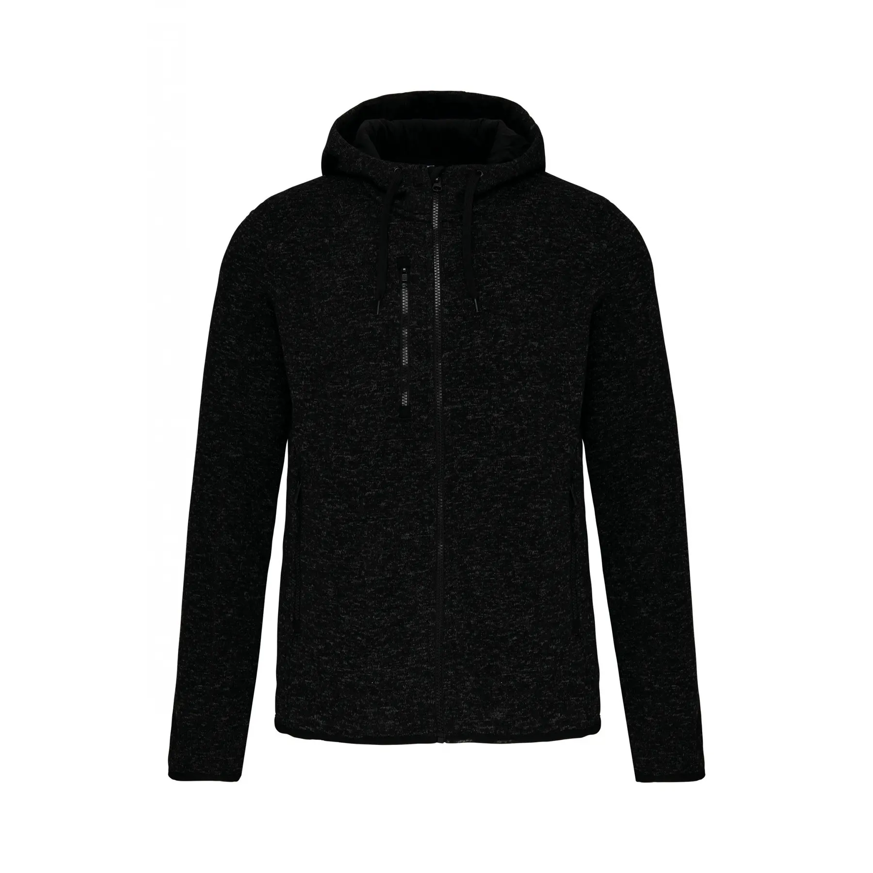 Sweatshirt Zipper Mit Kapuze Meliert Frau Proact