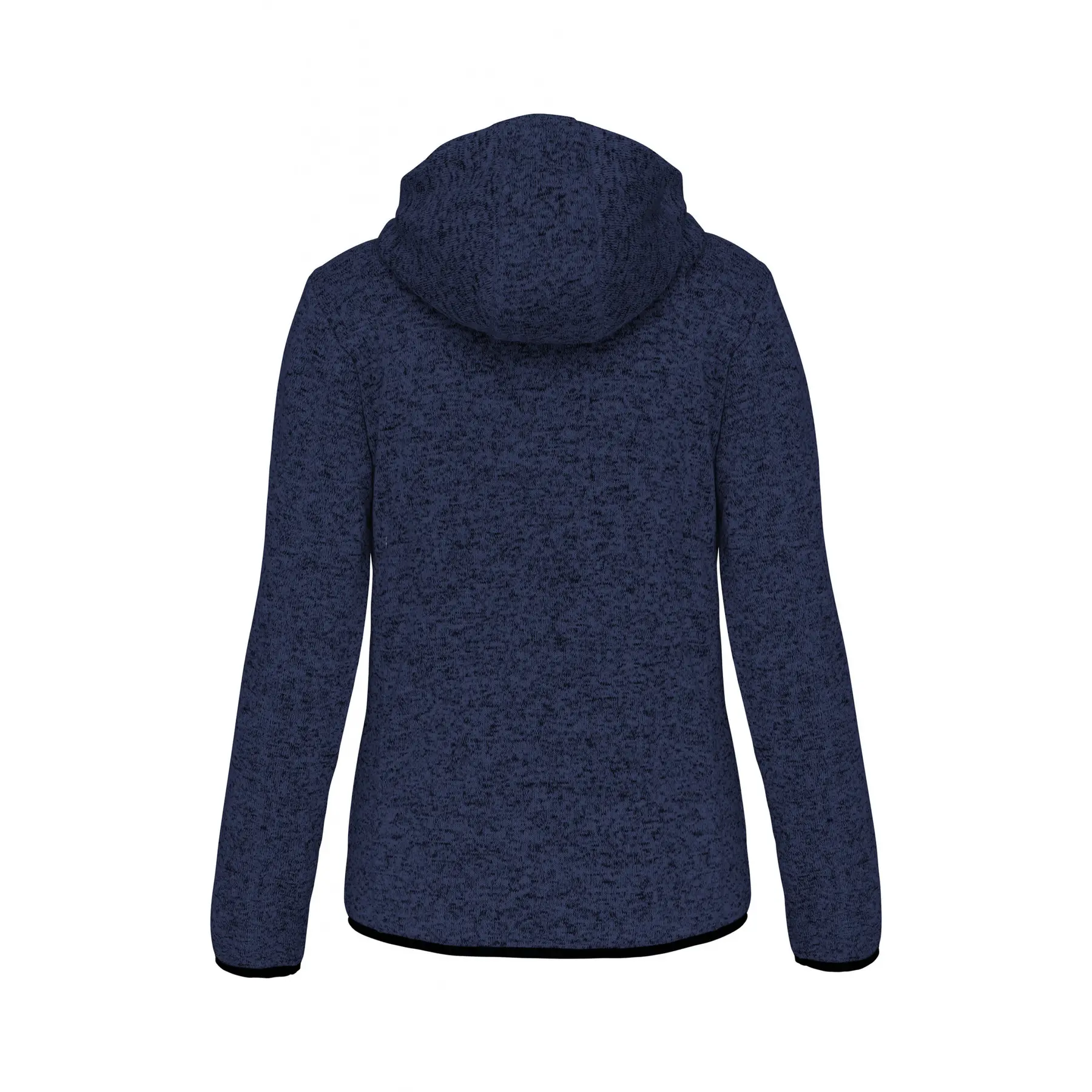 Sweatshirt Zipper Mit Kapuze Meliert Frau Proact