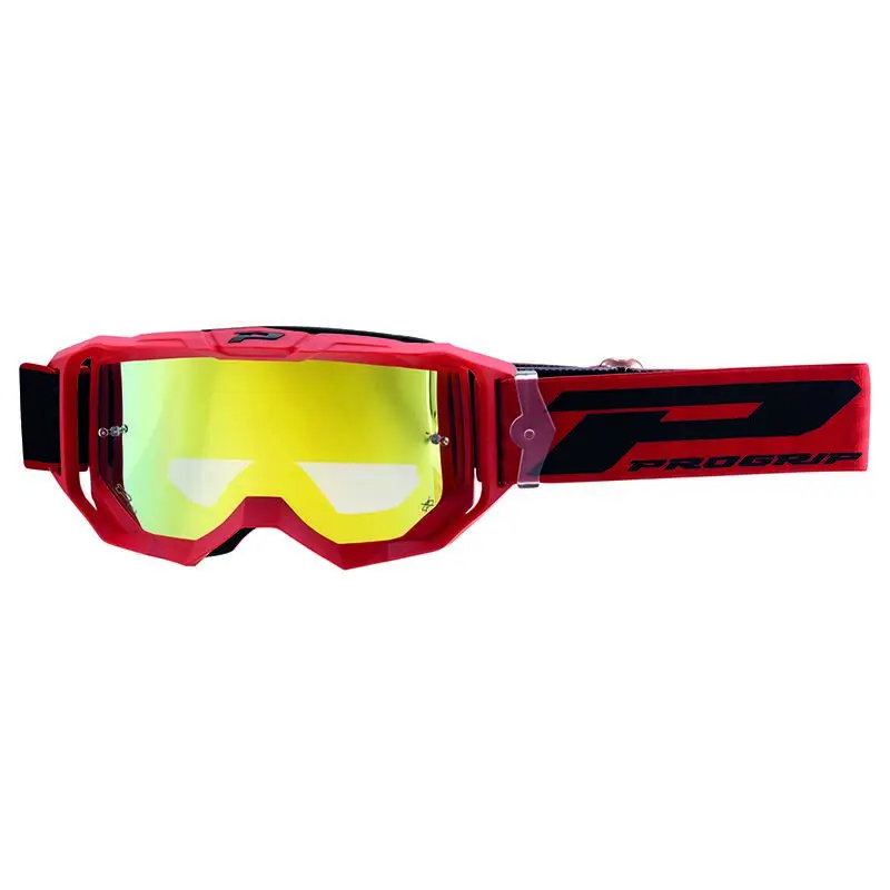 Motocross-Brille Progrip 3300 FL Vision Go Multilayered