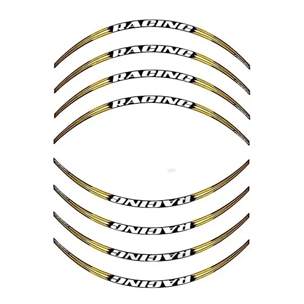 Motorrad Felgenaufkleber Progrip Racing 5026 (x8)