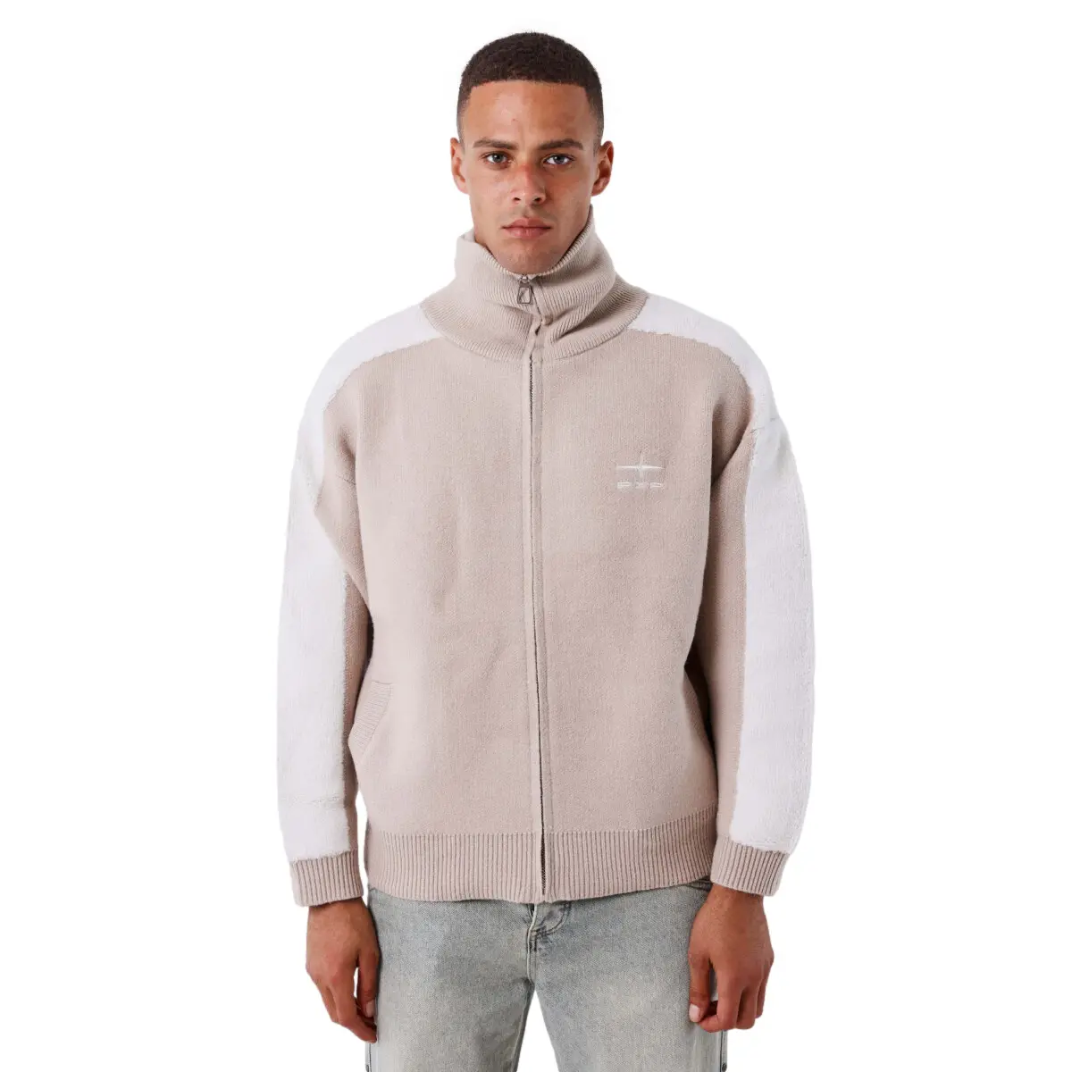 Image of Pullover mit Reißverschluss aus Strick Project X Paris
