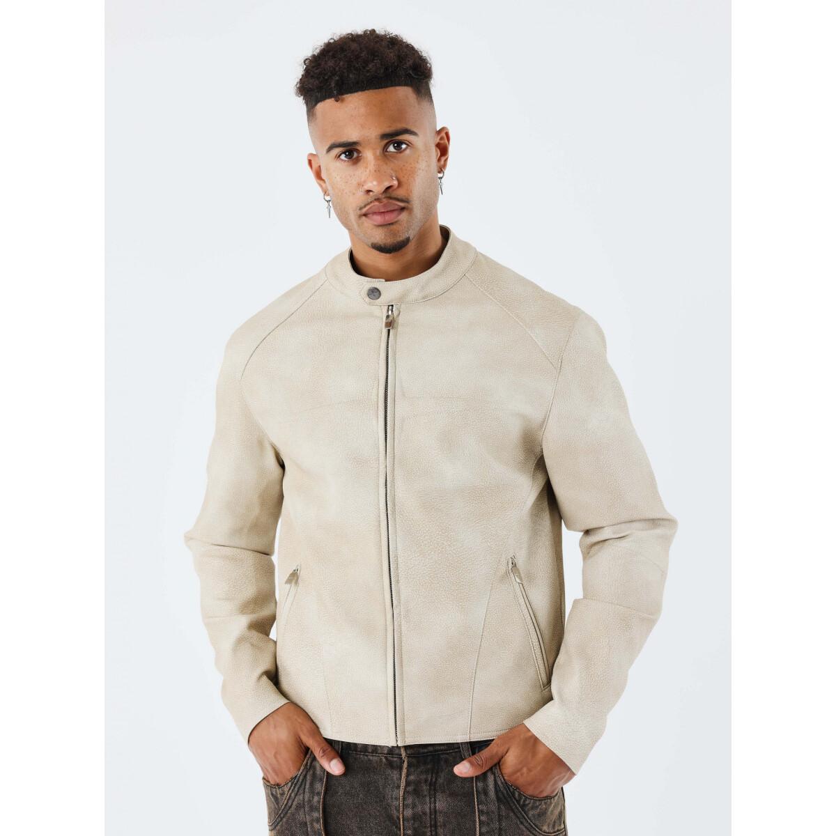 3665957455944 - Strukturierte Jacke Biker