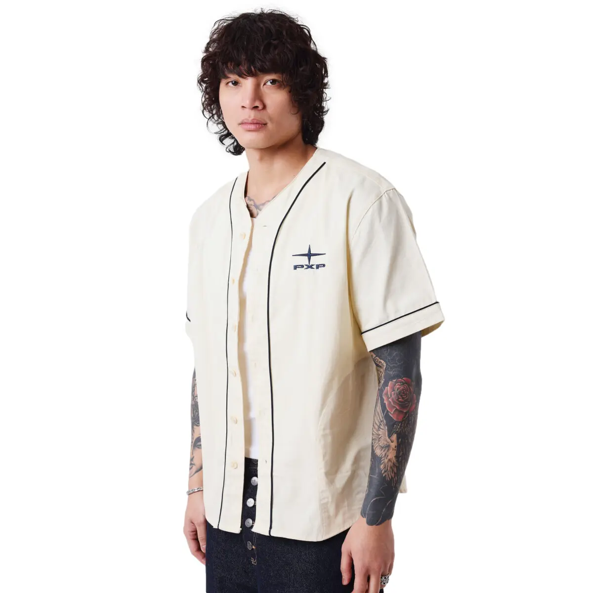 Baseball-Stil Hemd Project X Paris