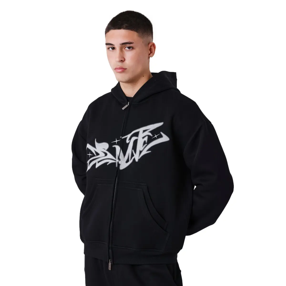 Sweatshirt mit Stickerei-Tag Project X Paris
