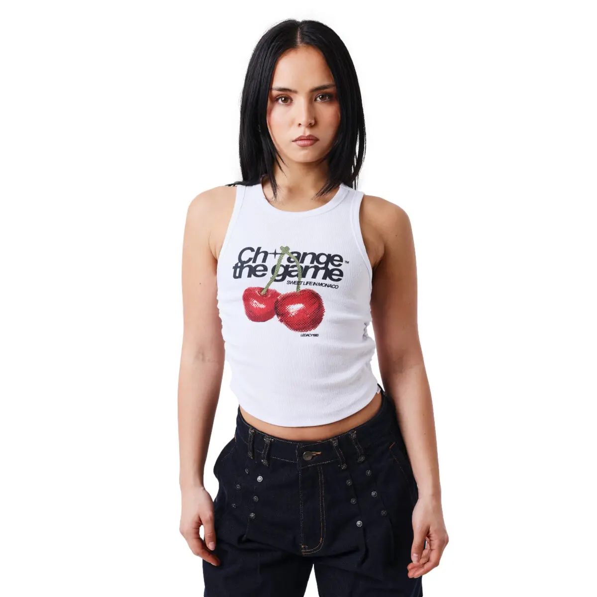 T-Shirt mit Kirschmotiv für Damen Project X Paris
