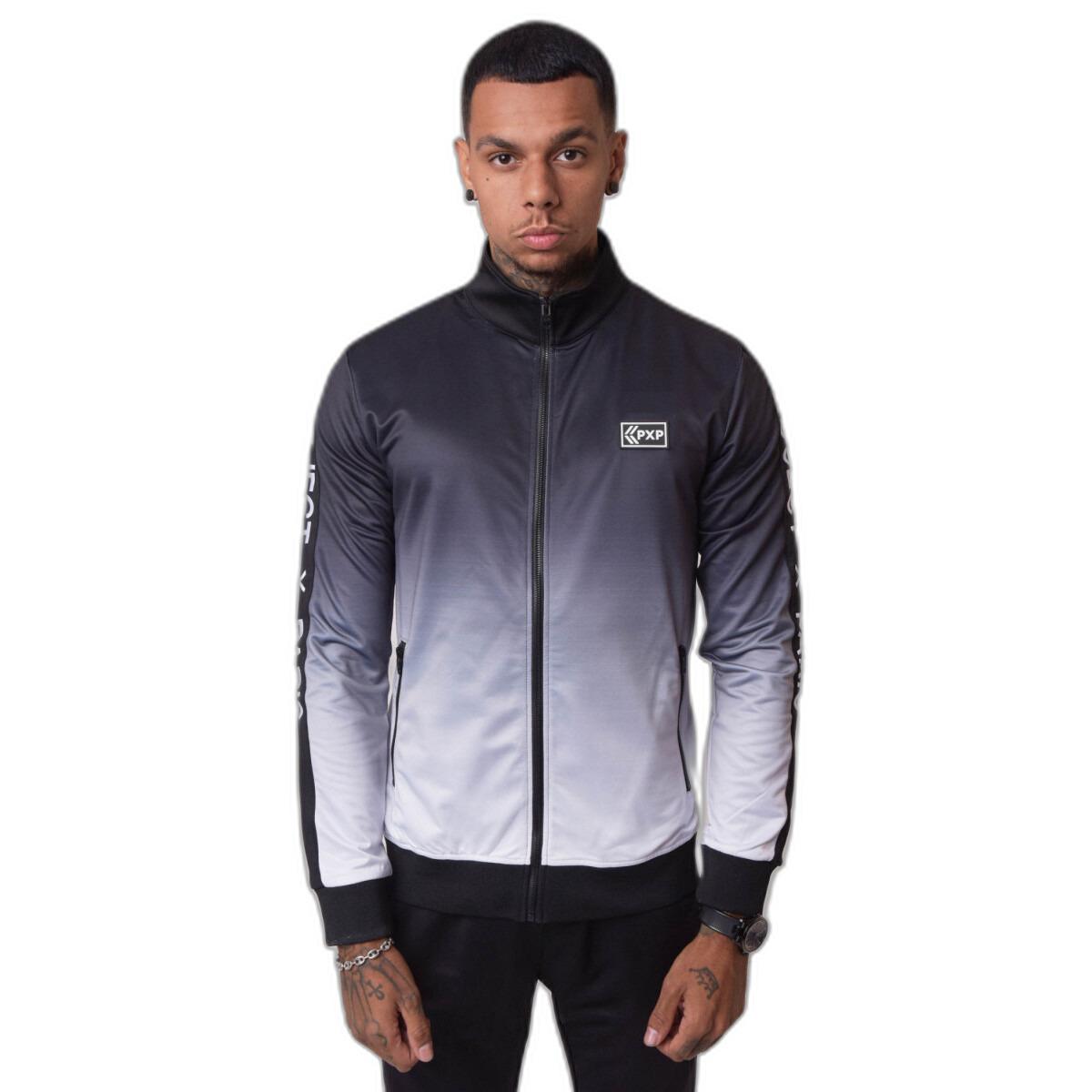 Felpa a collo alto sfumata