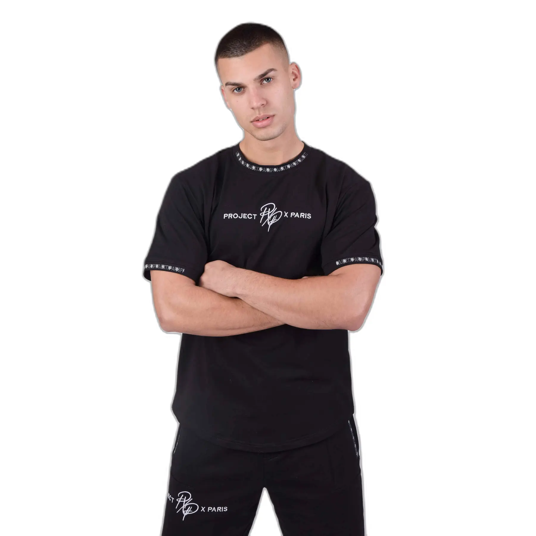 3665957119785 - T-Shirt mit Kontraststreifen Logotée