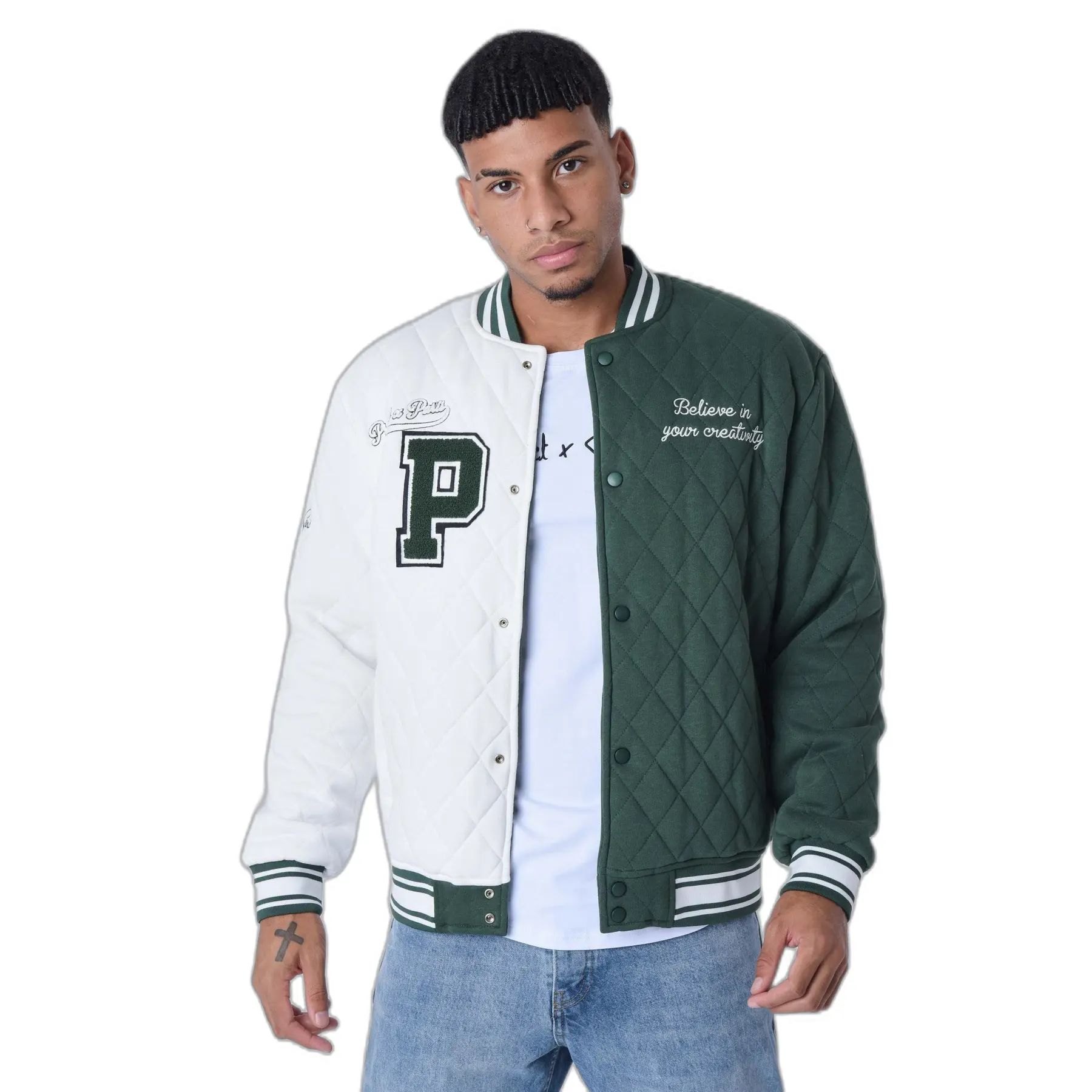 Oversize-Jacke im College-Stil Project X Paris