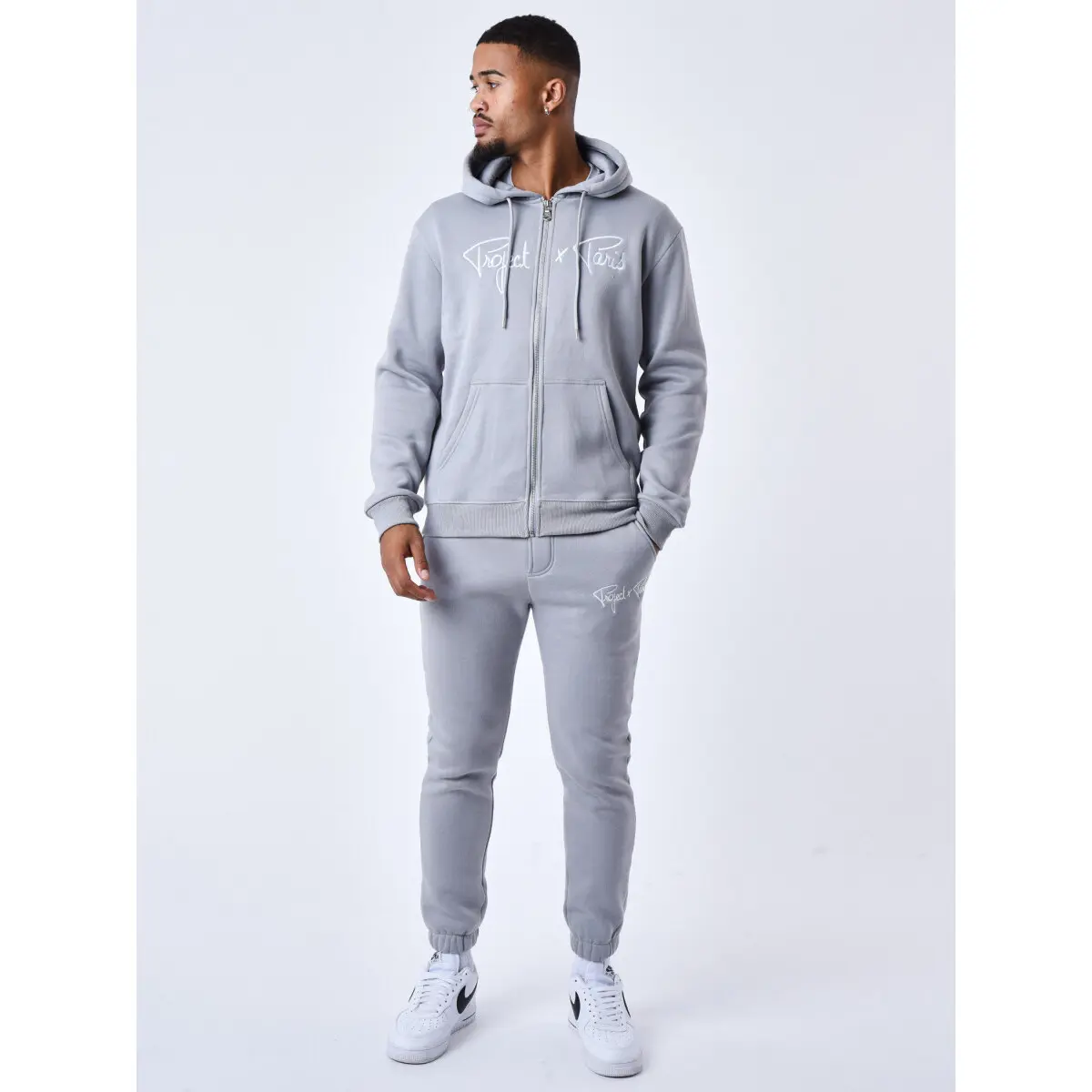 3665957132463 - Sweatshirt Zipper Stickerei Project X Paris