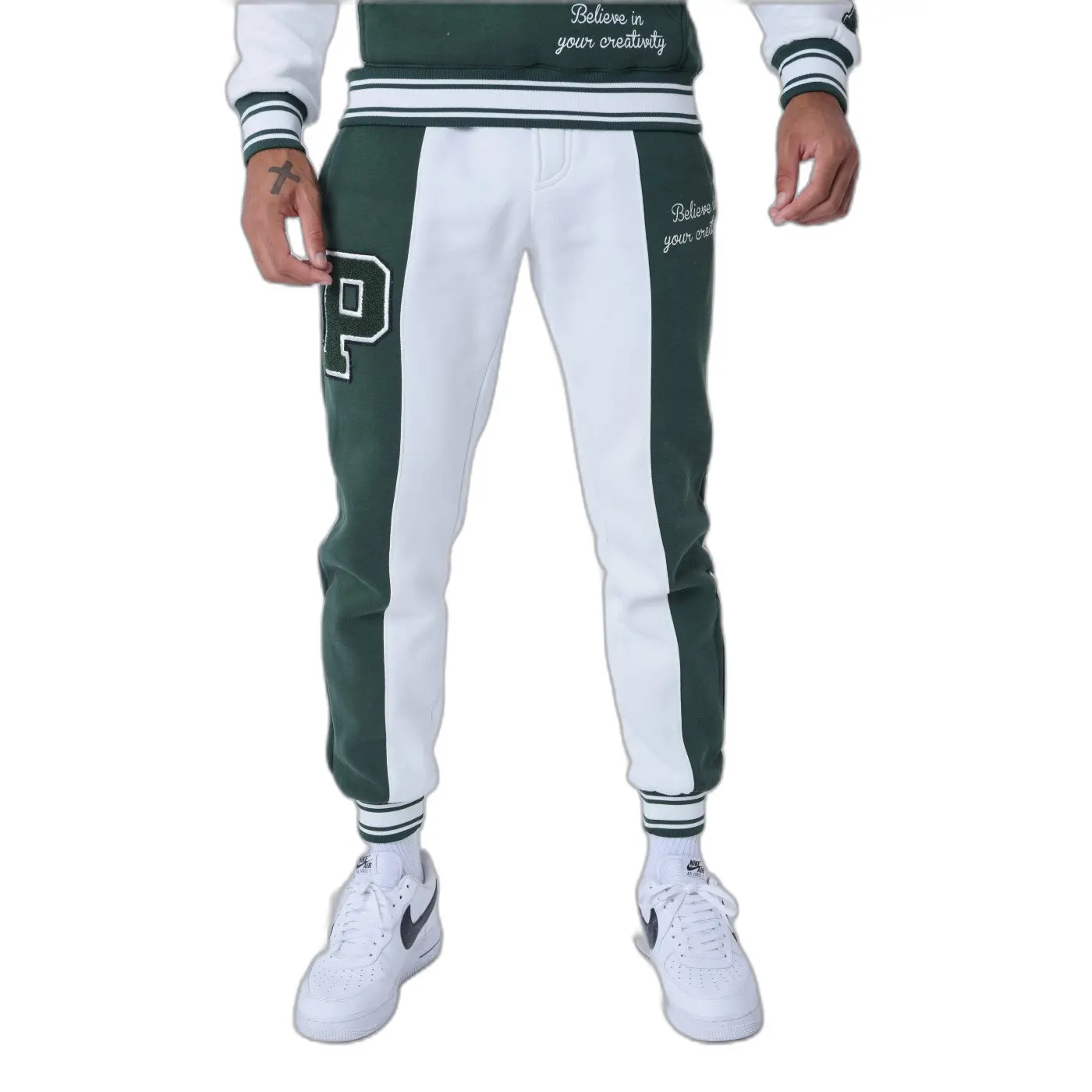 Pantaloni da jogging universitari con bande a contrasto Project X Paris