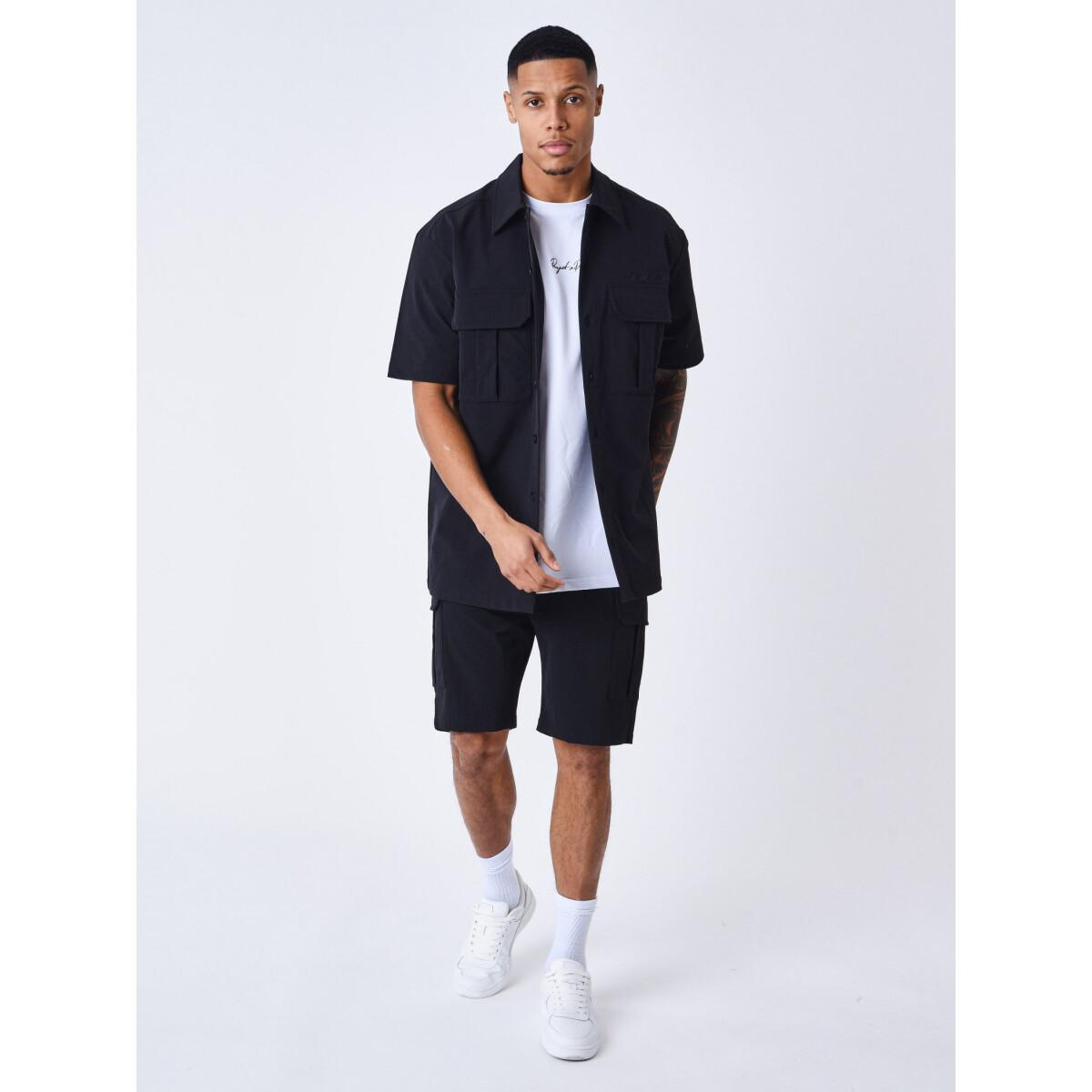 3665957251751 - Hemd einfarbig strukturiert Project X Paris