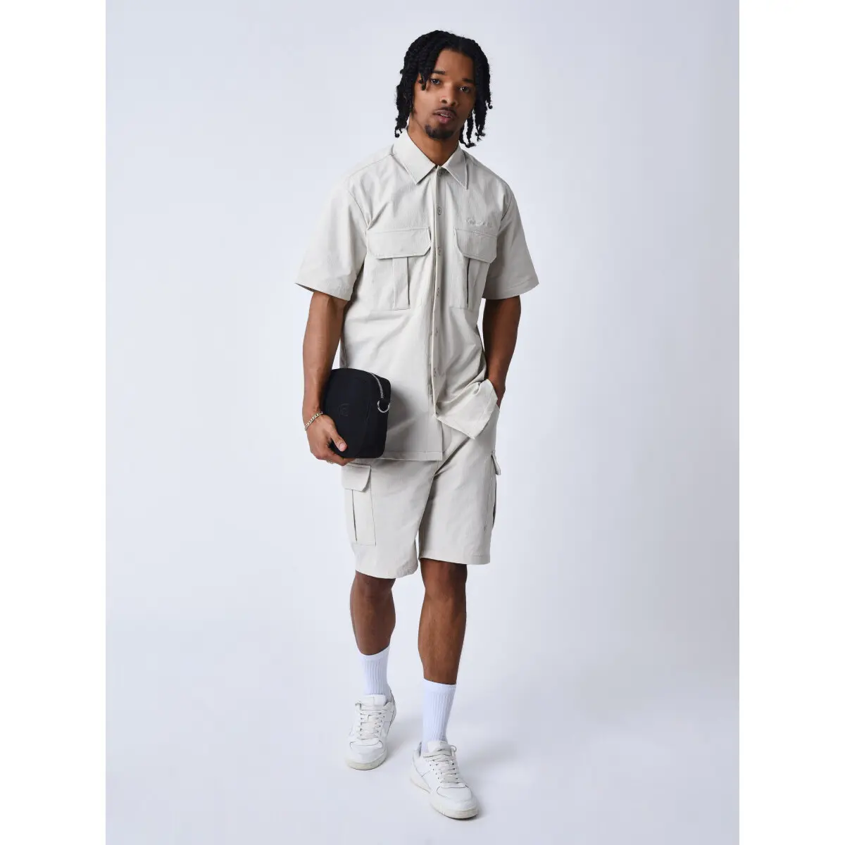 3665957248003 - Hemd einfarbig strukturiert Project X Paris