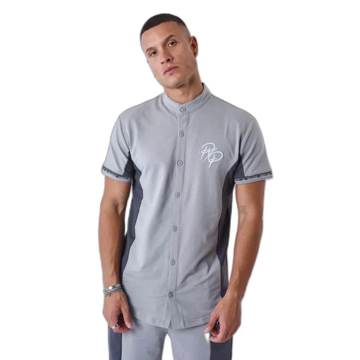 3665957192917 - Hemd mit Mao-Kragen Project X Paris
