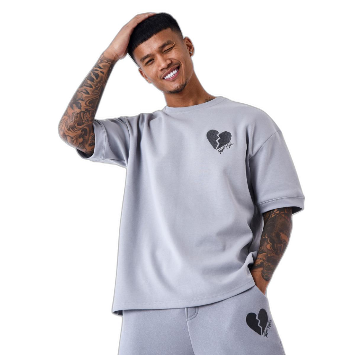 3665957221112 - Dickes T-Shirt Gebrochenes Herz Project X Paris