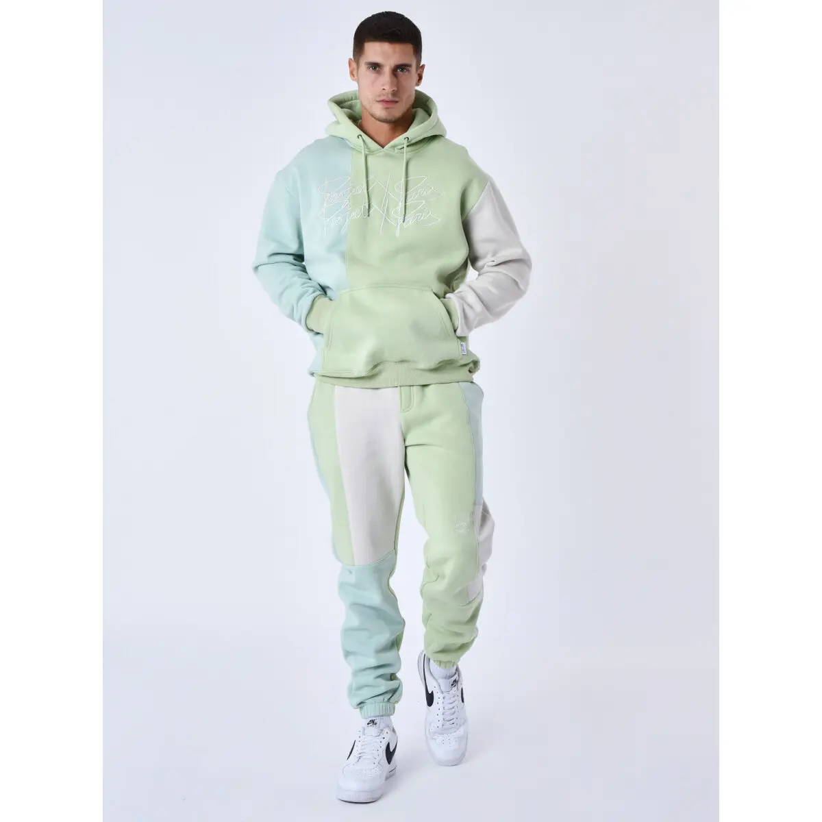 3665957189320 - Dreifarbiges Kapuzensweatshirt Project X Paris