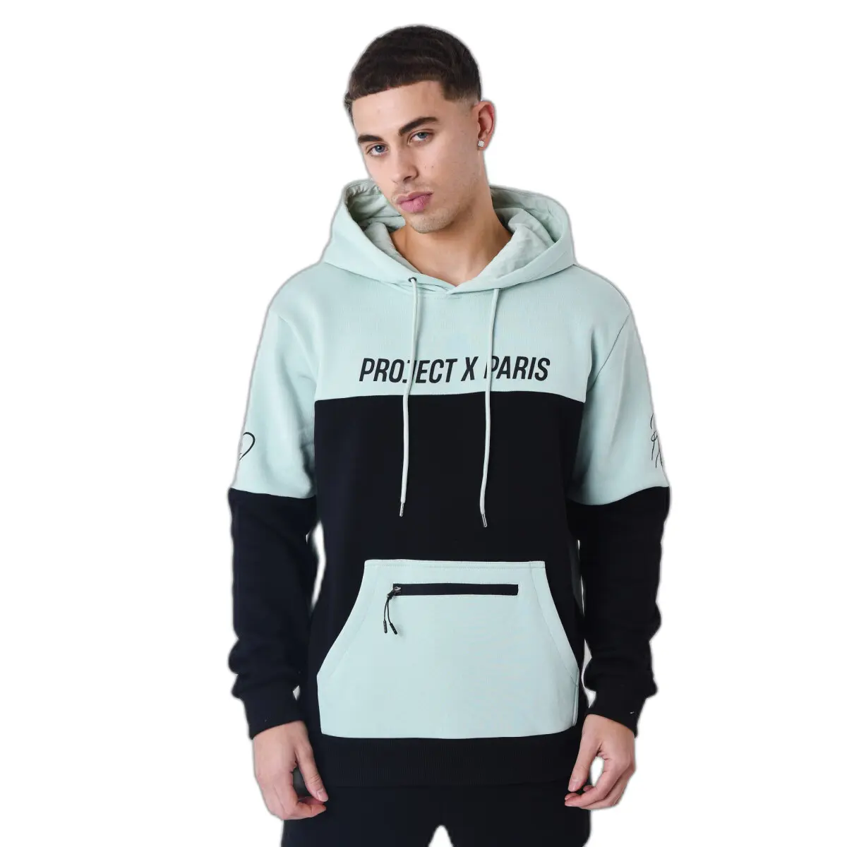 3665957217955 - Sweatshirt mit Kapuze colorblock Project X Paris