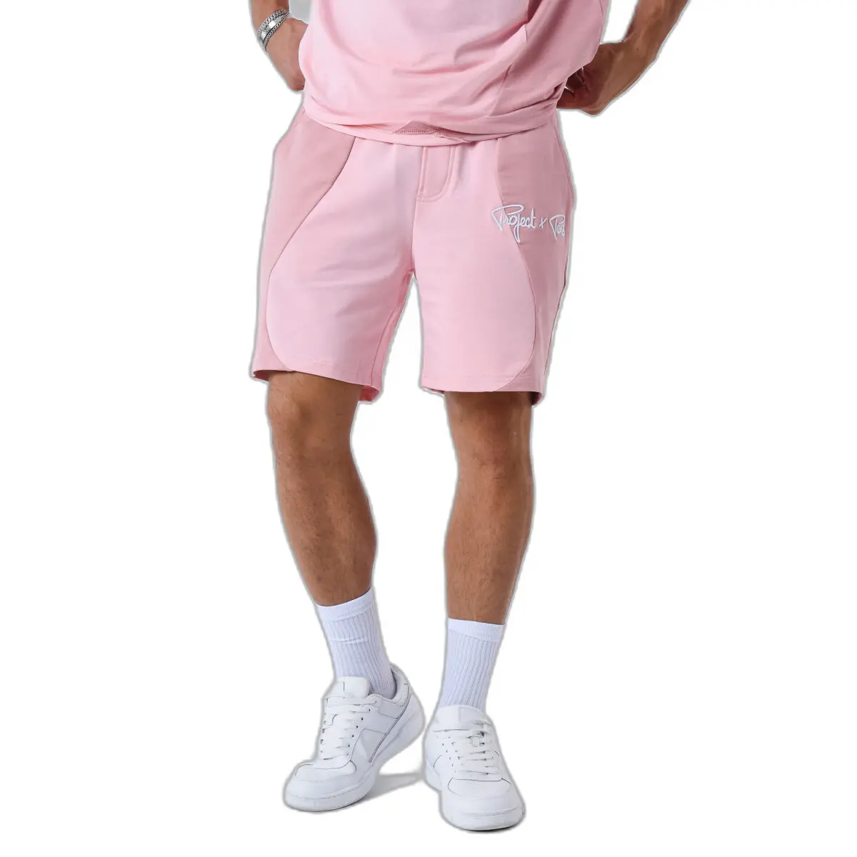 3665957183311 - Zweifarbige Shorts im Wellenstil Project X Paris