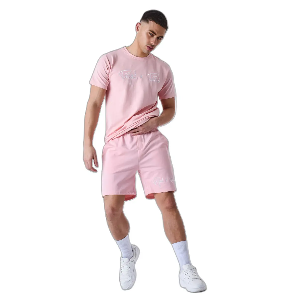 3665957183816 - Basic Shorts mit Logo-Stickerei Project X Paris