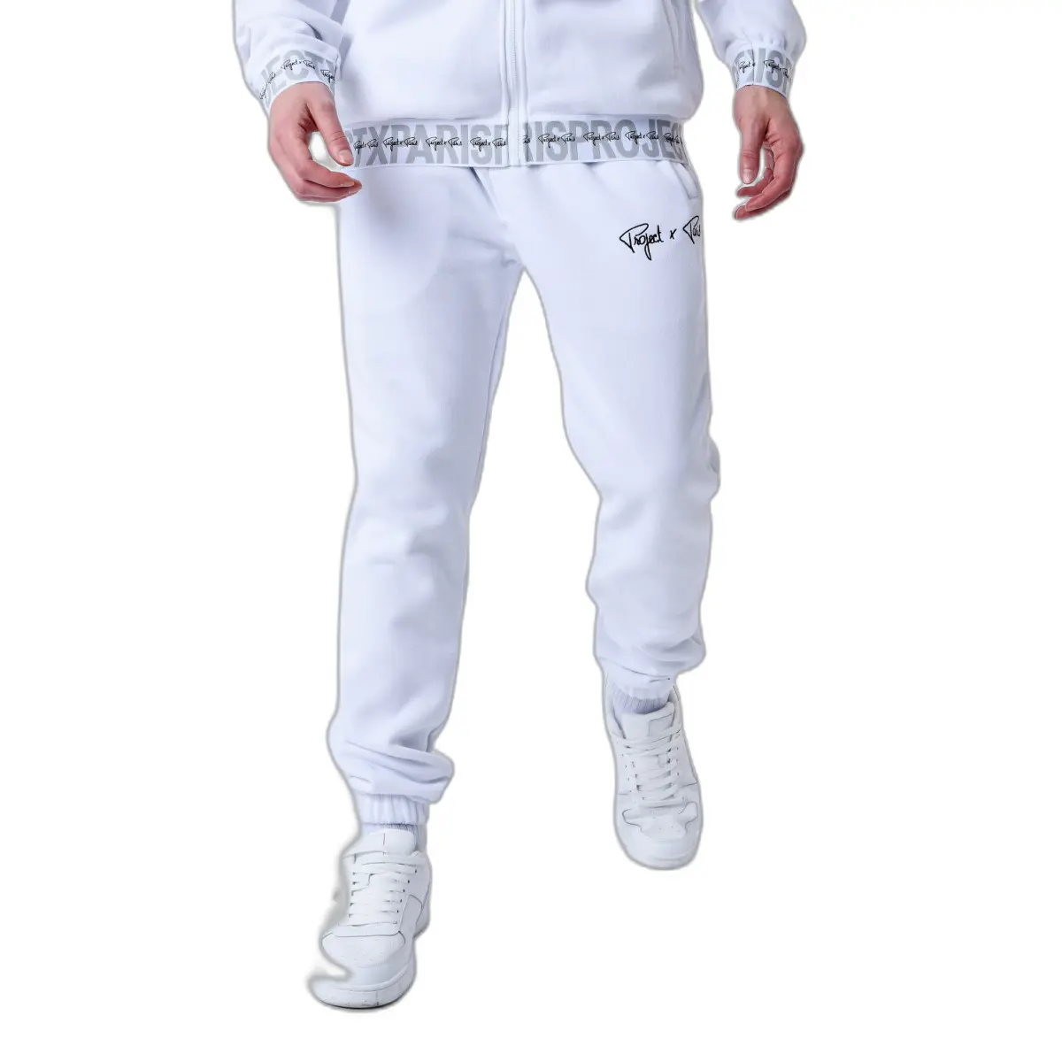 Pantaloni da jogging con elastico logato