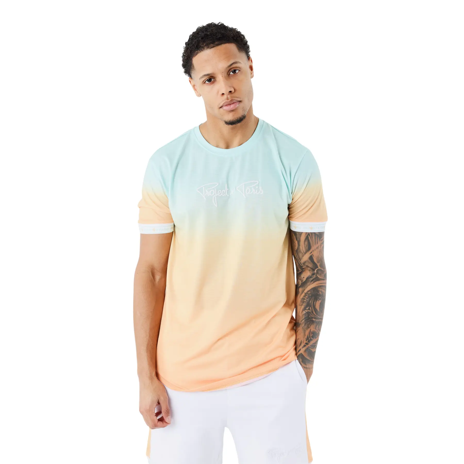 T-Shirt mit Farbverlauf Project X Paris